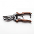STEEL Collection | Bypass Pruning Shears — Walnut Handle, Hardened Steel Garden Pruners with Safety Lock