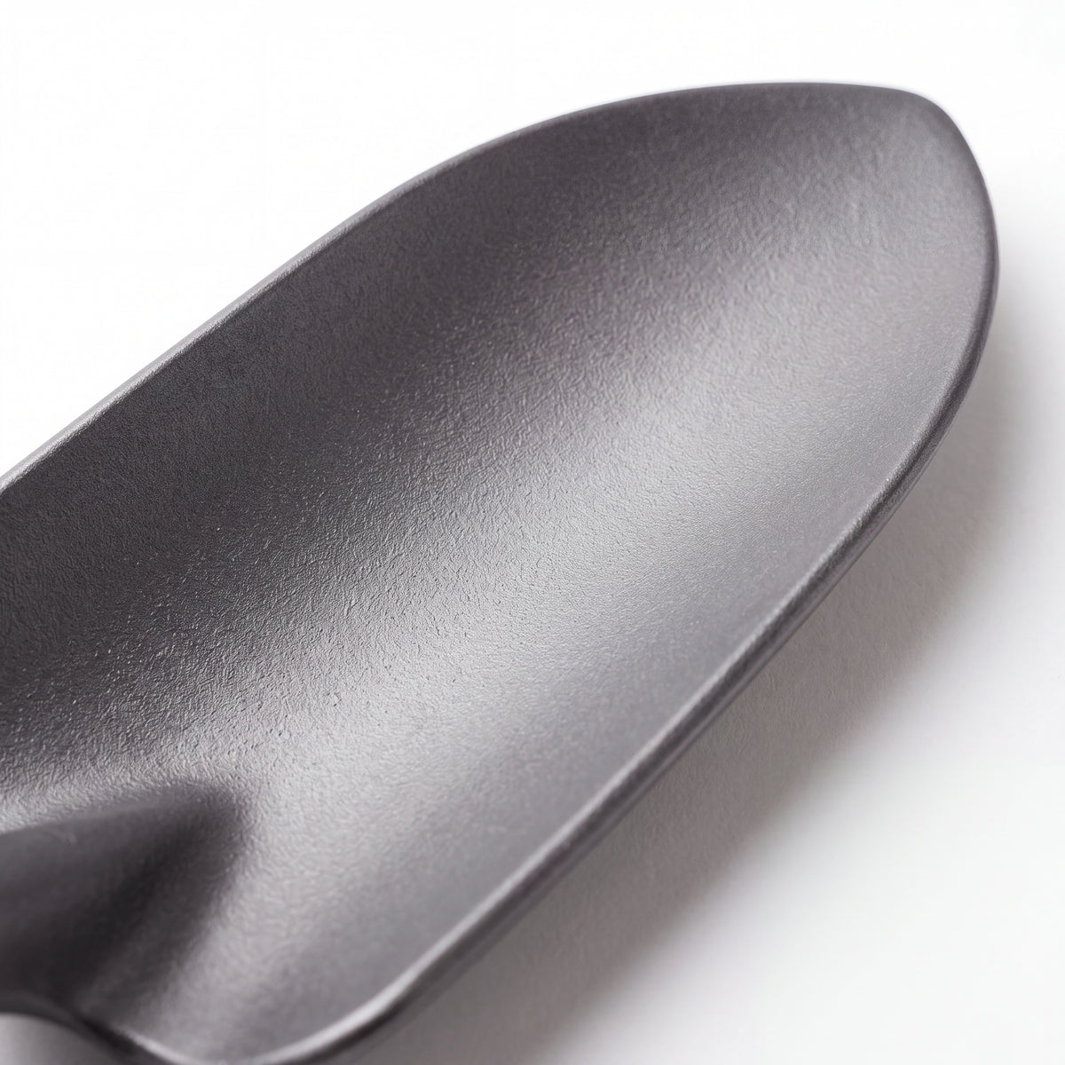 STEEL Collection | Cast Iron Garden Trowel — Walnut Handle, Satin Finish Forged Hand Trowel