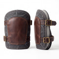 CANVAS Collection | Waxed Canvas Garden Sleeves — Forearm Protection with Tool Pocket & Leather Strap