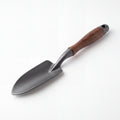 STEEL Collection | Cast Iron Garden Trowel — Walnut Handle, Satin Finish Forged Hand Trowel
