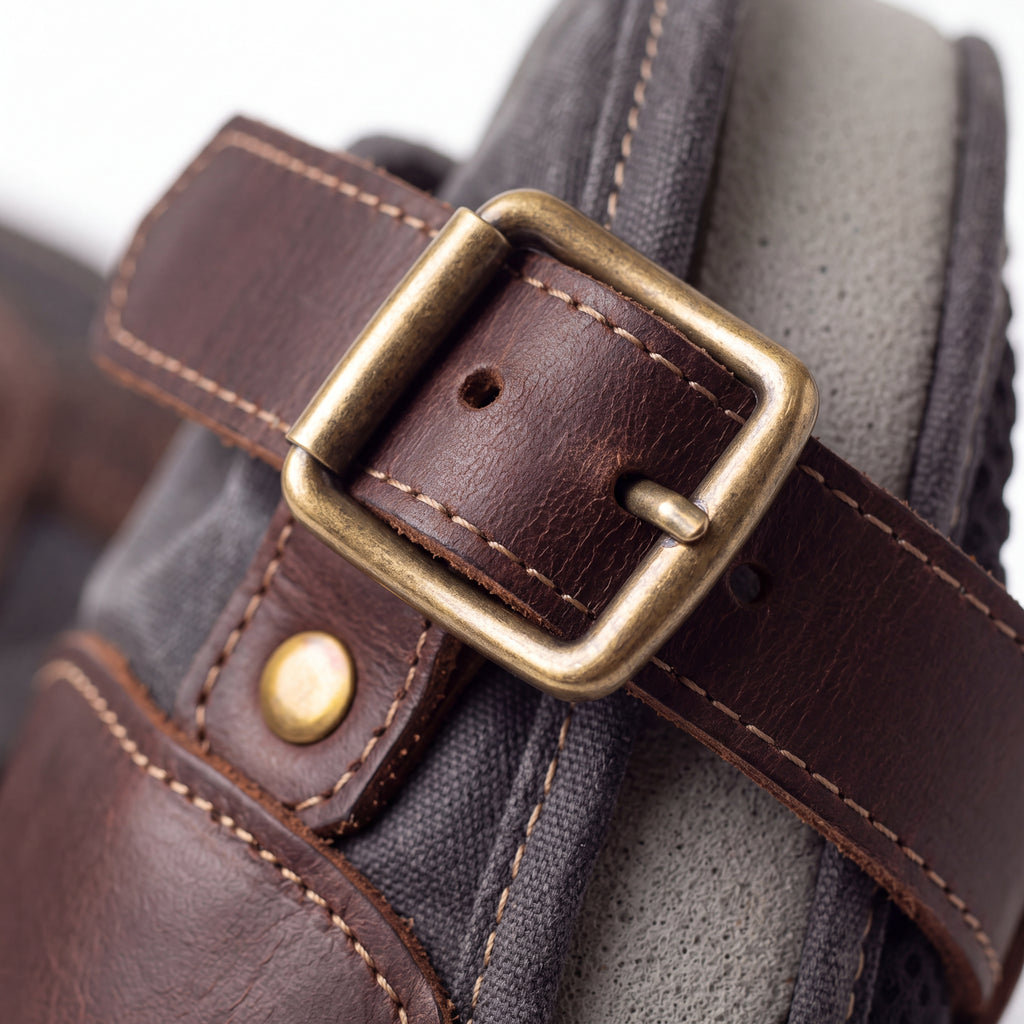 CANVAS Collection | Waxed Canvas Garden Sleeves — Forearm Protection with Tool Pocket & Leather Strap